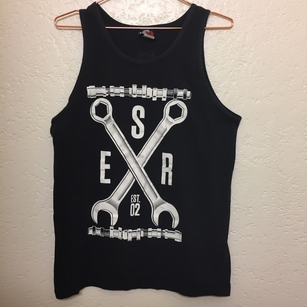 Eat Sleep Race Graphic Tank Top M
